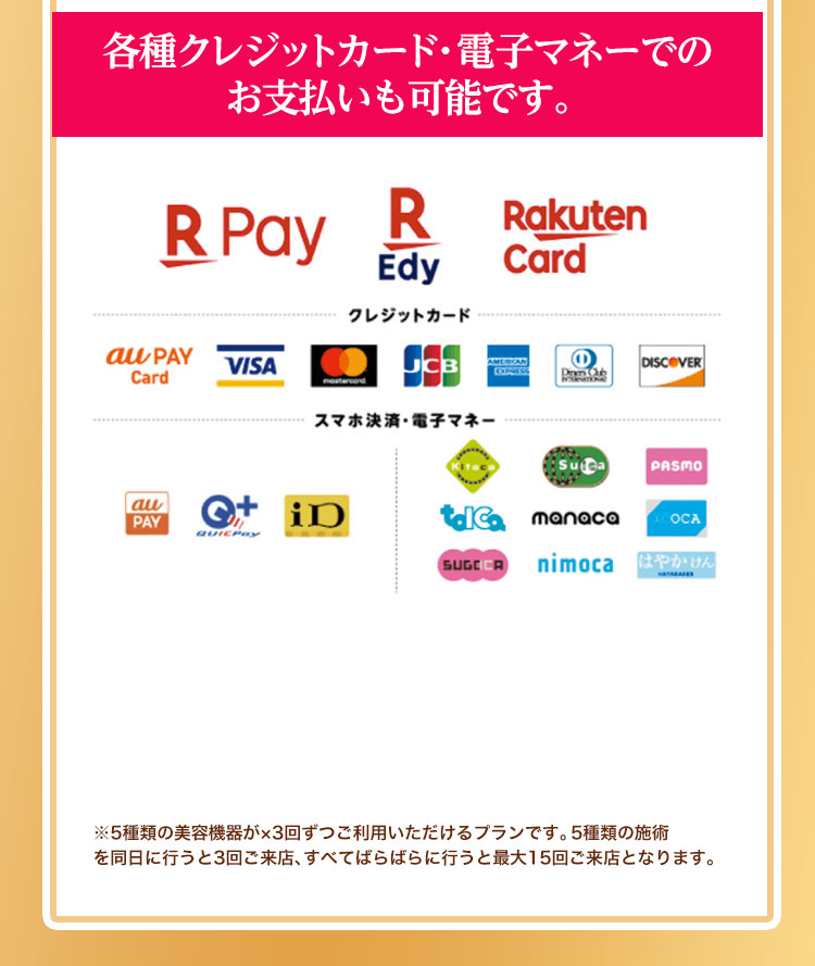 超得・痩身最大15回フルコース9,800円